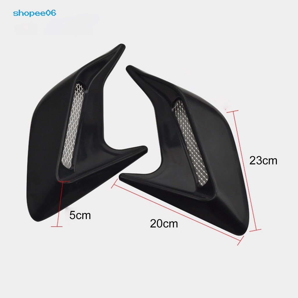 1 Cặp Vây Cá Mập Bằng ABS Gắn Mui Xe Hơi Chuyên Dụng