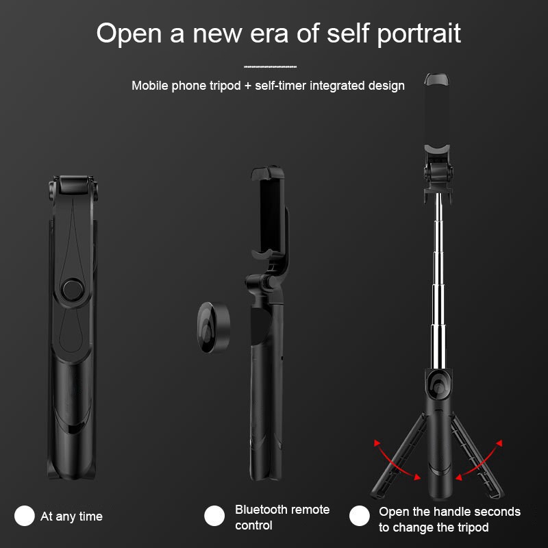 Gậy Selfie Xt09 Bluetooth Kèm Giá Đỡ 3 Chân Cho Iphone Android | BigBuy360 - bigbuy360.vn