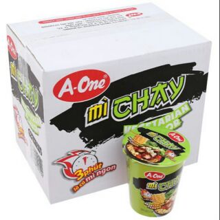Thùng 12 ly mì chay A-one