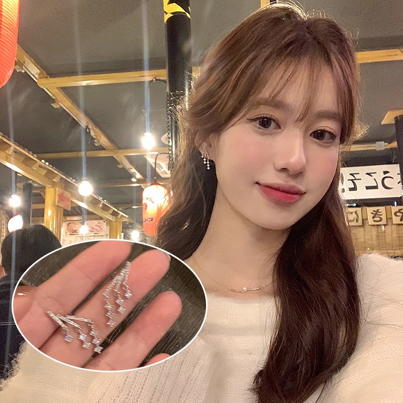 Bông Tai Hình Sao Băng Thiết Kế Mới 2022 Phong Cách Hàn Quốc Quyến Rũ Cho Nữ