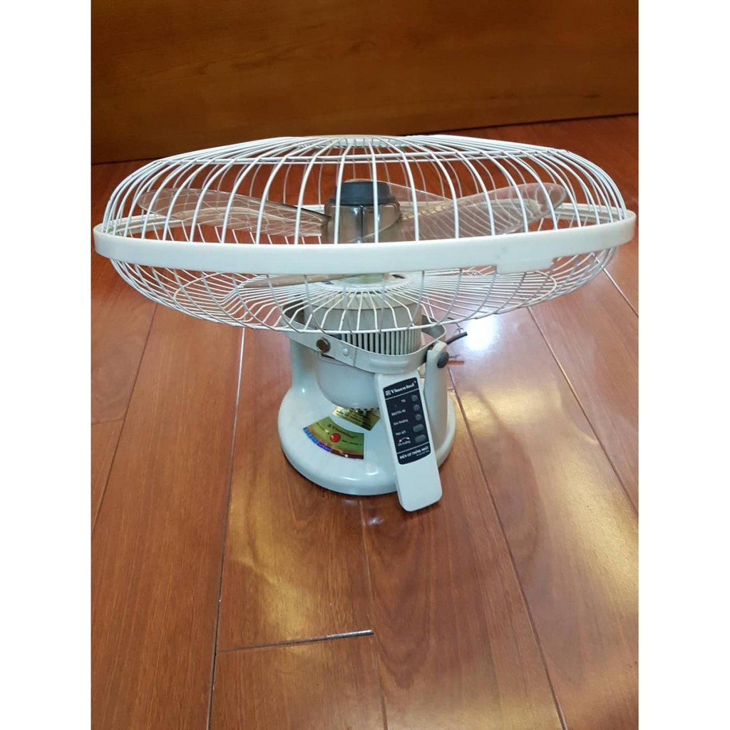 Quạt đảo trần điện cơ thống nhất Vinawind - QTĐ400X-ĐB, chính hãng, bảo hành 12 tháng, điều khiển xa, cánh 400