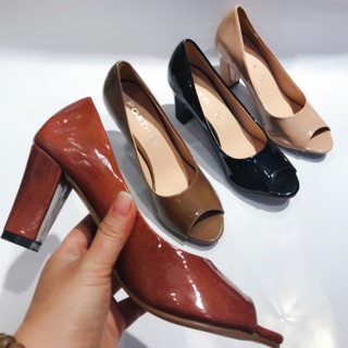 Cao gót hở mũi gót trụ 7cm