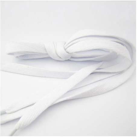 Dây giày Dẹt màu Đen màu Trắng