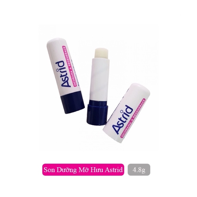 Son dưỡng môi mỡ hươu Astrid Protective &amp; Regenerating Lip Balm dưỡng ẩm, chống khô môi