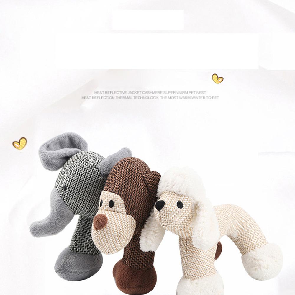 Đồ Chơi Cotton Phát Ra Tiếng Kêu Kiểu Hoạt Hình Cho Thú Cưng