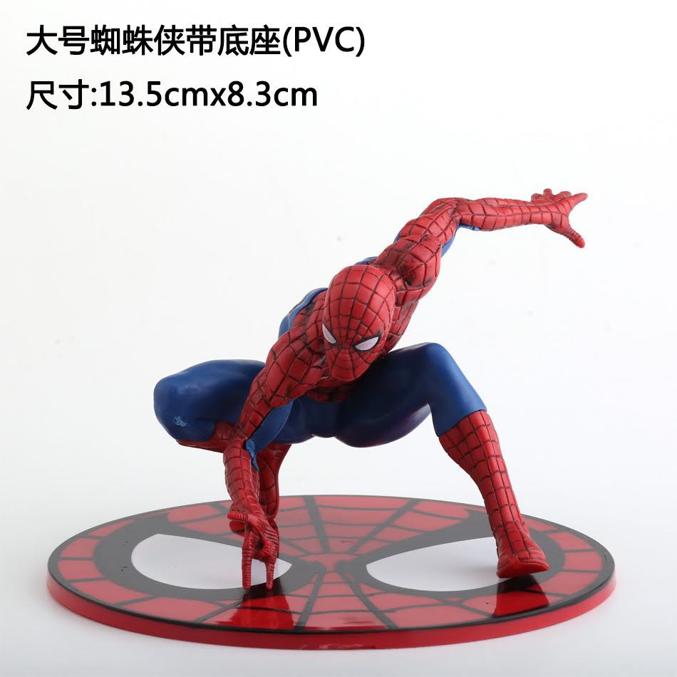 Mô hình Người Nhện | Tiểu cảnh Spider man Terrarium để bàn mini (Tặng chân đế)