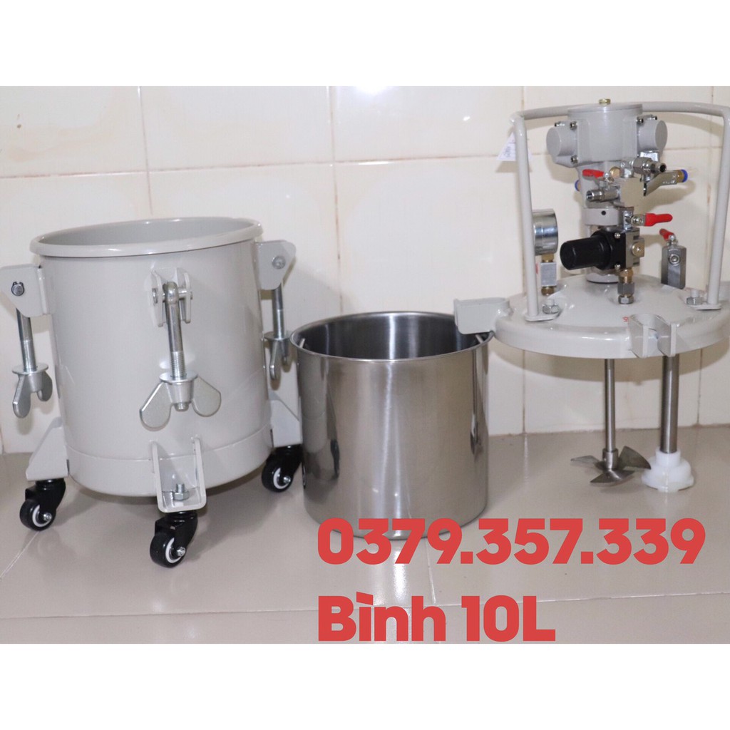 BÌNH TRỘN SƠN TỰ ĐỘNG DÙNG KHÍ NÉN BÌNH 10L