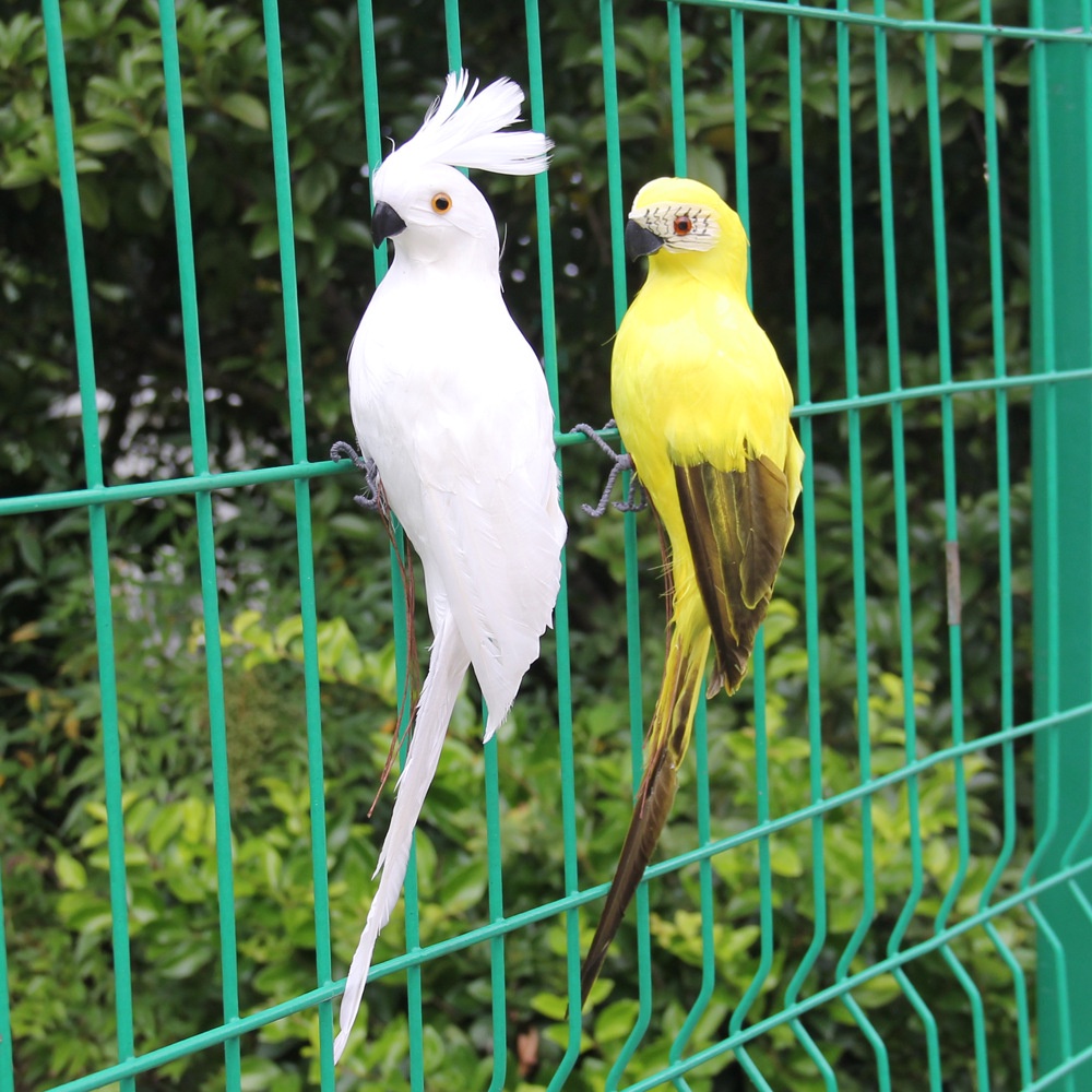 Chim Vẹt Giả 35cm Trang Trí Sân Vườn