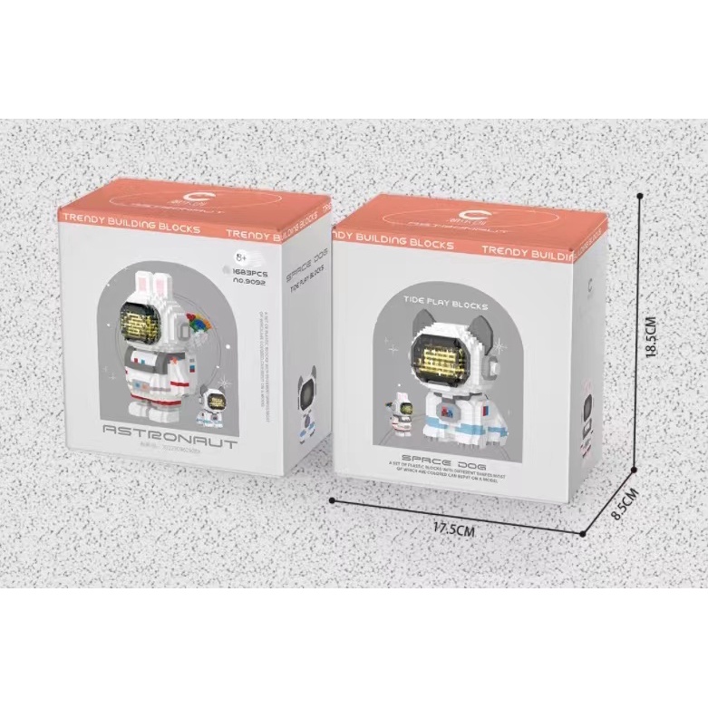 Bộ Đồ Chơi Lắp Ráp Phi Hành Gia Độc Đáo Thú Vị Dành Cho Bé