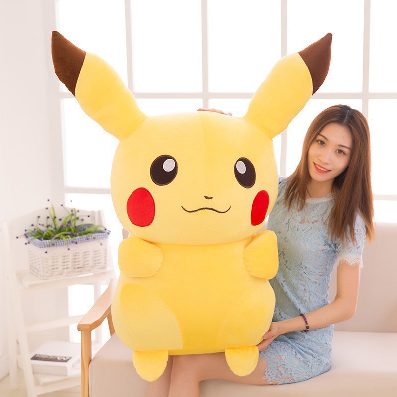 Gấu Bông Pikachu Cute Size To Cao 70cm và 90cm