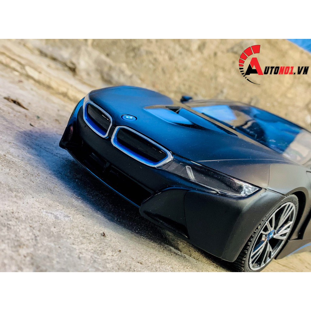 MÔ HÌNH XE ĐIỀU KHIỂN Ô TÔ BMW I8 BLACK 1:14 RASTAR 6713