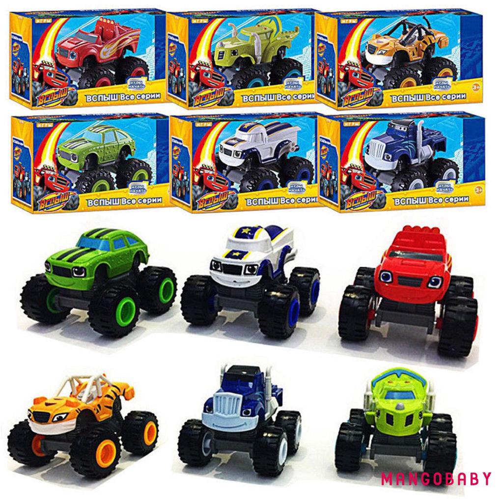 B1.-nickelodeon Blaze and Monster Machines Siêu đóng thế Xe tải đồ chơi trẻ em