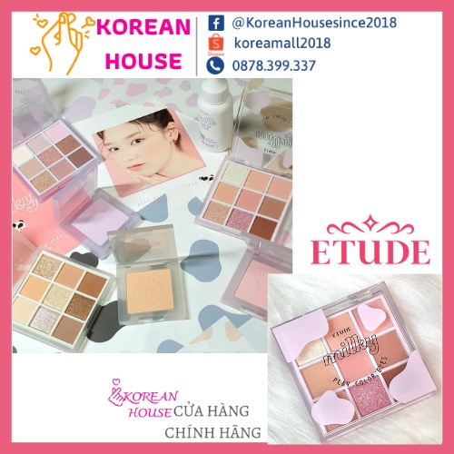 [Chính hãng] PHẤN MẮT 9 Ô ETUDE HOUSE_BỘ SƯU TẬP MILKY PLAY COLOR EYES_Bản mới 2021