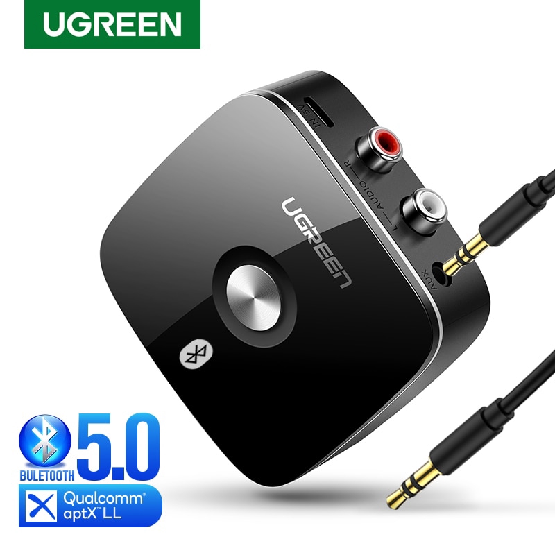 Bộ thu tín hiệu Bluetooth Ugreen 5.0 aptX LL 3.5 mm chuyển đổi âm nhạc không dây cao cấp