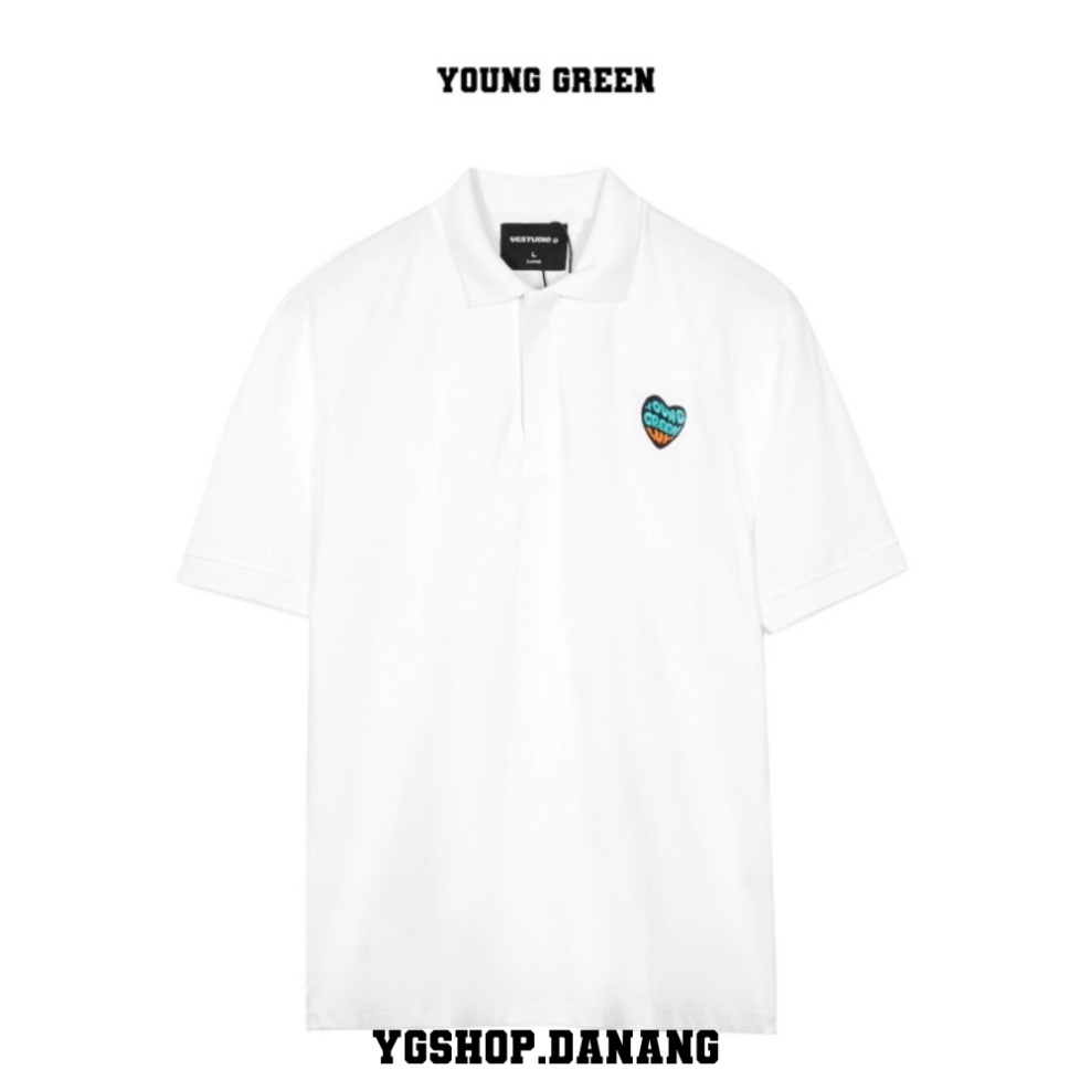 Áo Polo YOUNG GREEN Polo Thêu Heart [ygshop.danang]