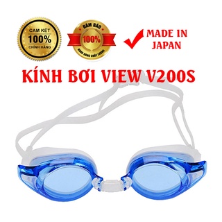 Kính bơi VIEW V200S Xuất Xứ Nhật Bản Chống Mờ Sương Chống Tia UV Cho Trẻ Em Và Người Lớn