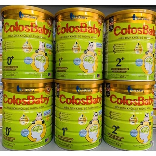 Colosbaby IQ lon 800g số 0-1-2 cho bé để kháng khỏe, bé thông minh từ sơ sinh đến trên 2 tuổi