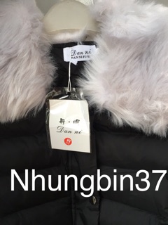 Áo phao cổ Lông nữ hot trend