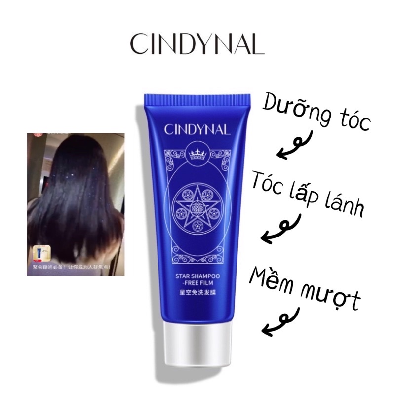 SẴN [ Lấp lánh ] Dưỡng tóc kim tuyến CINDYNAL phục hồi tóc, giảm khô, chẻ ngọn, dưỡng ẩm