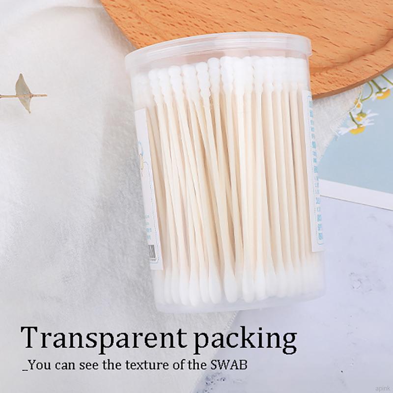 Set 200 Tăm Bông Cotton Vệ Sinh Tai Mũi Cho Bé Đa Năng Tiện Dụng