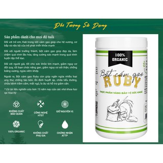 4 HỘP BỘT CÁM GẠO RUBY