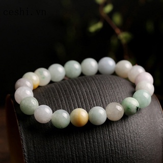 Natural three-color jade bracelet