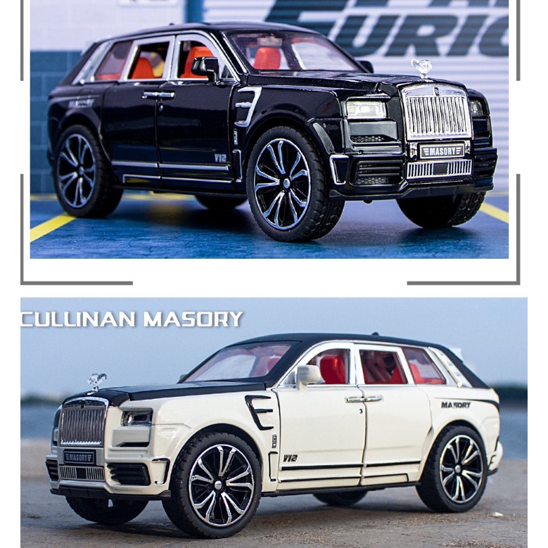 Mô hình kim loại siêu phẩm Rolls Royce Cullinan Mansory tỷ lệ 1:32