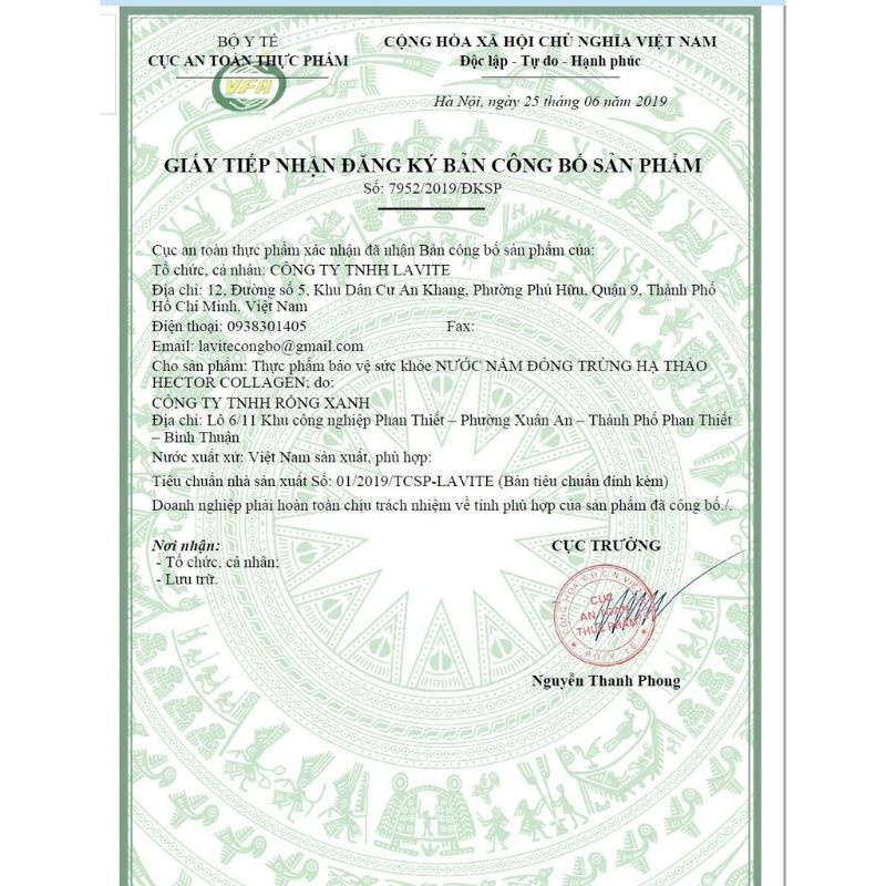 (Combo 5 chai) Hector Collagen . | Thế Giới Skin Care