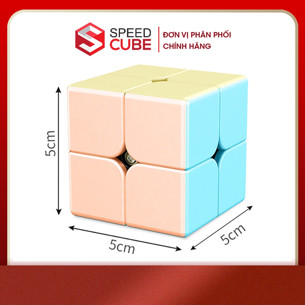 Rubik 2x2 Moyu Meilong Macaron Rubic 2 Tầng Giá Rẻ