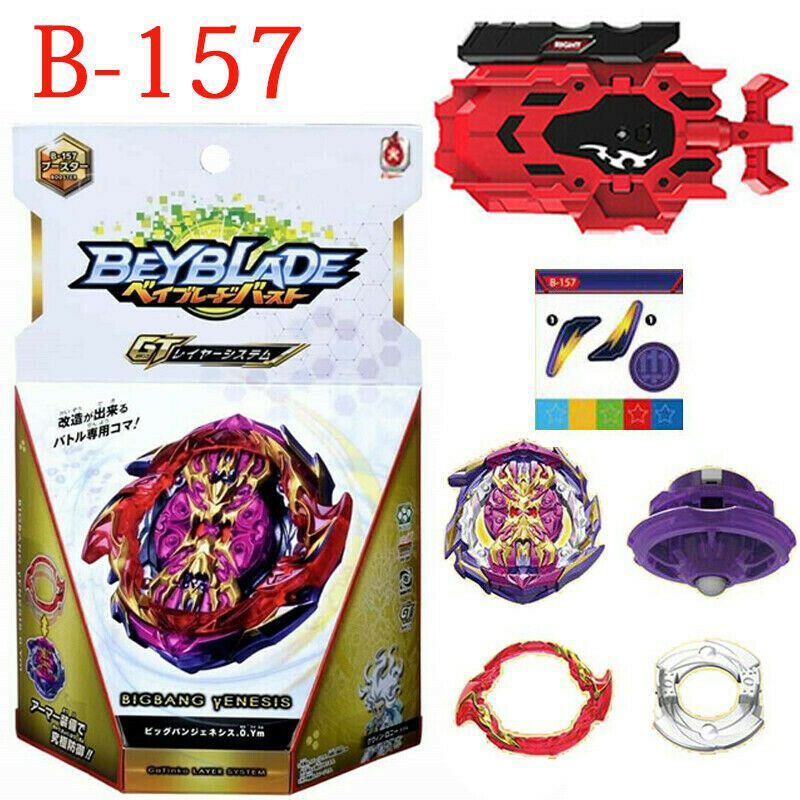 Mới Con Quay Đồ Chơi Beyblade Burst Gt B157 Big Bang Launcher L.R Với Genesis.0.Ym