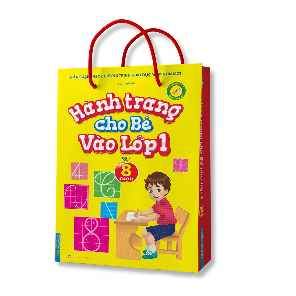 Sách - Túi hành trang cho bé vào lớp 1 (8 cuốn)