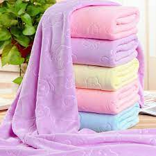 # Hj # Khăn Sợi Nhỏ Trơn | Khăn Tắm Người Lớn | Khăn Tắm Mềm