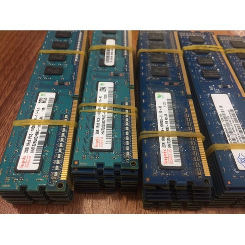 Ram 2GB USA DDR3 Bus 1333 chân vàng đẹp bóng bẩy đẹp