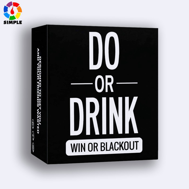 Do or Drink Trò Chơi Trên Bàn Cờ Party Card Game for College Camping Chơi Bài Parties Funny for Men &amp; Women Family Board Game