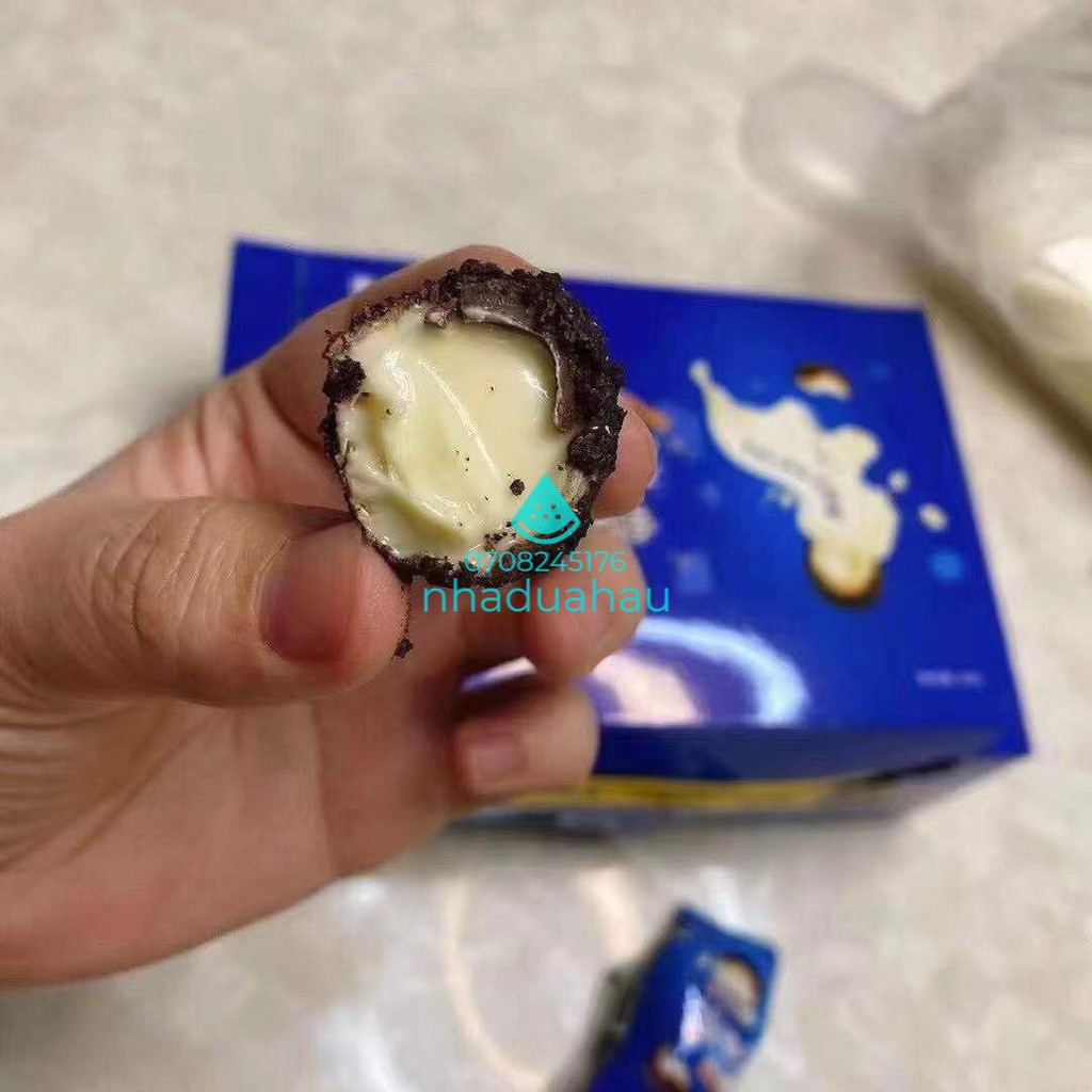 Lẻ một viên kẹo sô cô la chip đắng nhân phomai tan chảy Hongkong viên lớn y hình | BigBuy360 - bigbuy360.vn