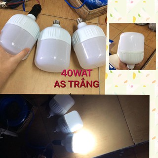 Bóng đèn led 40w , bóng đèn trụ siêu sáng 40w as trắng