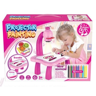 BÀN - BẢNG VẼ MÁY CHIẾU BÓNG GRAFFITI CHO BÉ YÊU