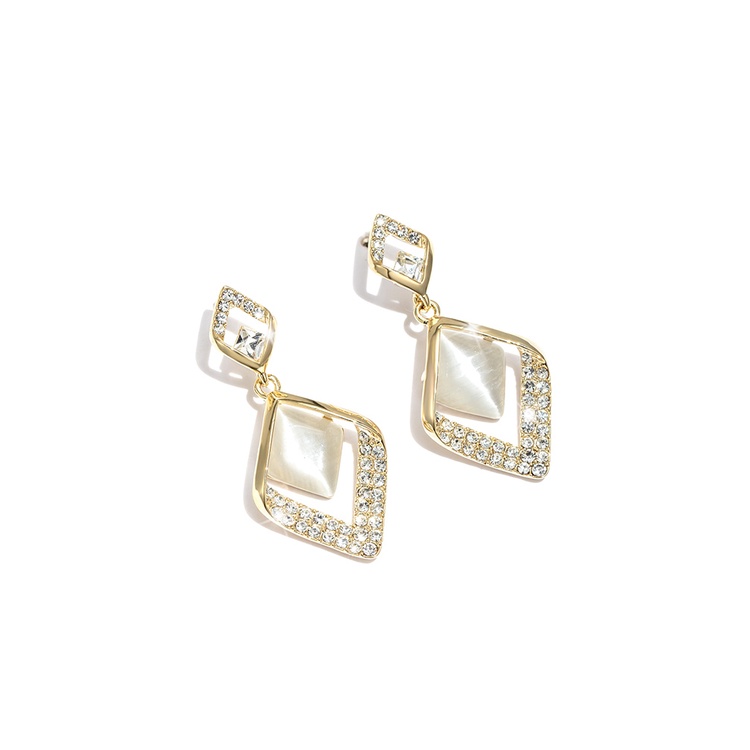 Khuyên Tai Dáng Dài Đính Đá Kim Cương 2022 Thời Trang Mới Hàn Quốc Cao Cấp Cho Nữ