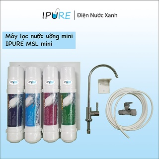 Máy lọc nước mini màng siêu lọc Hàn Quốc DNX IPURE không dùng điện có bán lõi thay thế có thể nâng số cấp lọc