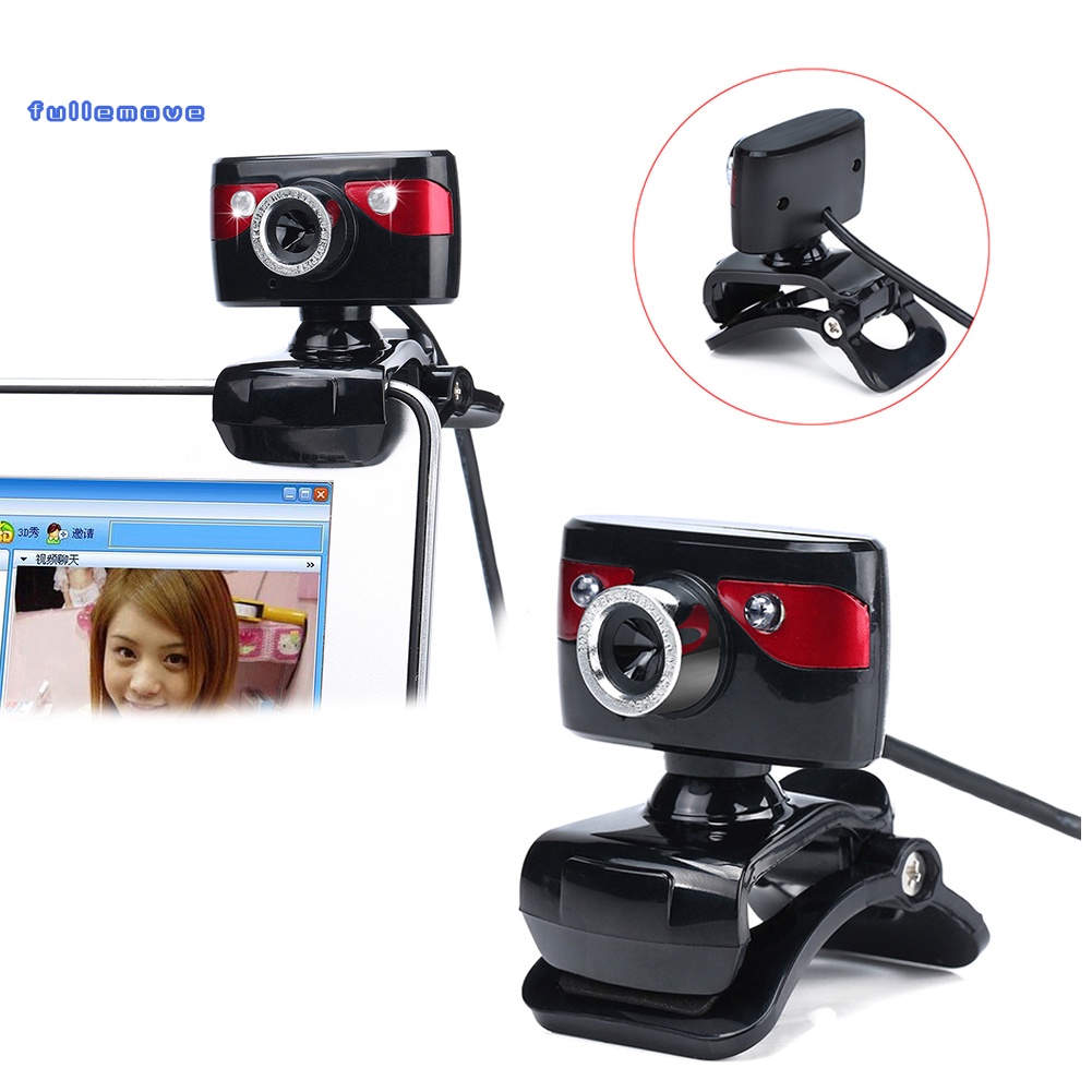 Webcam USB HD có tầm nhìn ban đêm kèm mic cho laptop/PC | BigBuy360 - bigbuy360.vn
