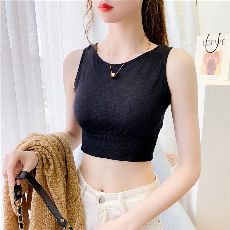 Áo croptop nữ bo eo thời thượng - áo tập gym nữ - Br13