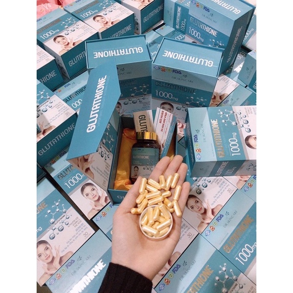 Viên Uống Trắng Da ngừa nám GLUTATHION 1000mg