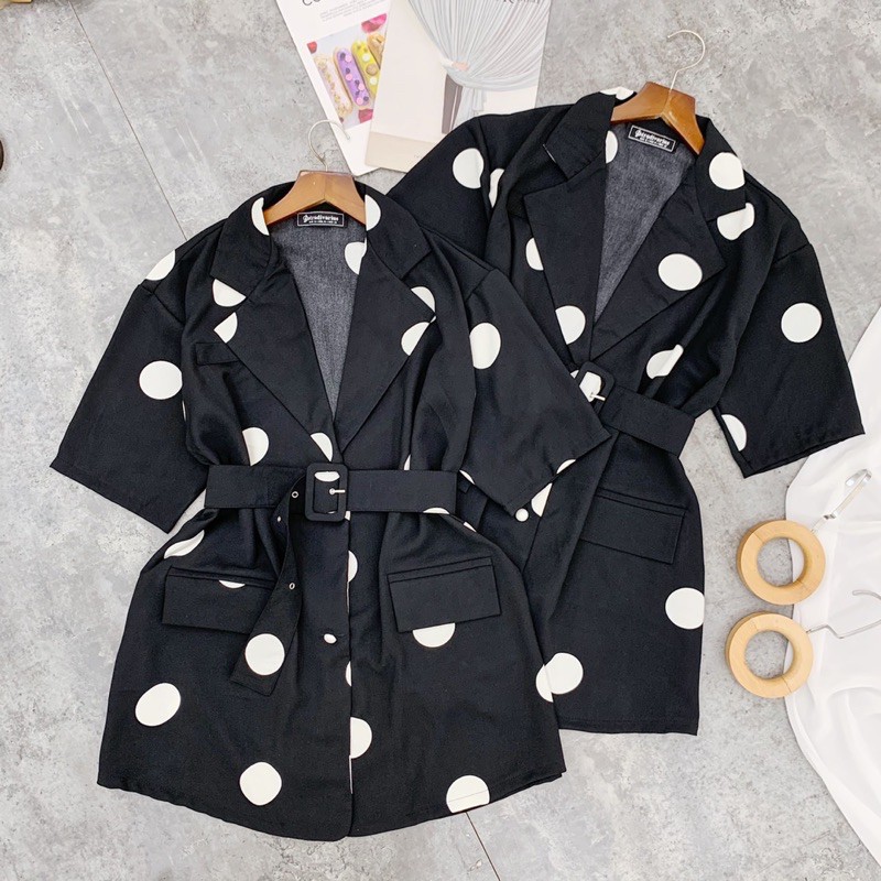 ĐẦM BI CỔ VEST KÈM BELT | BigBuy360 - bigbuy360.vn