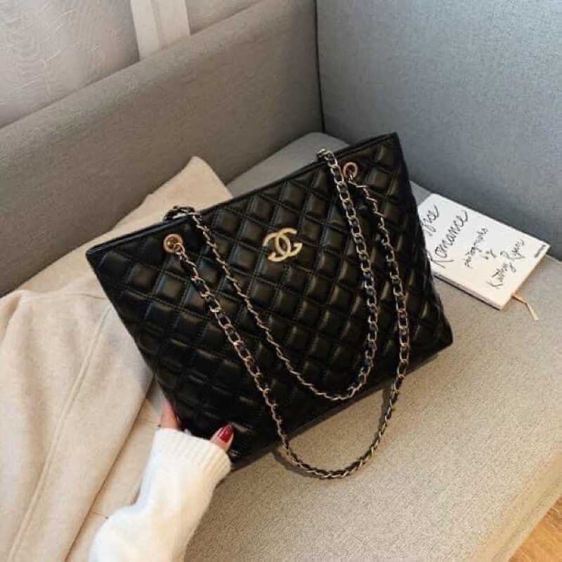 Túi xách công sở trần trám tag X size 35cm
