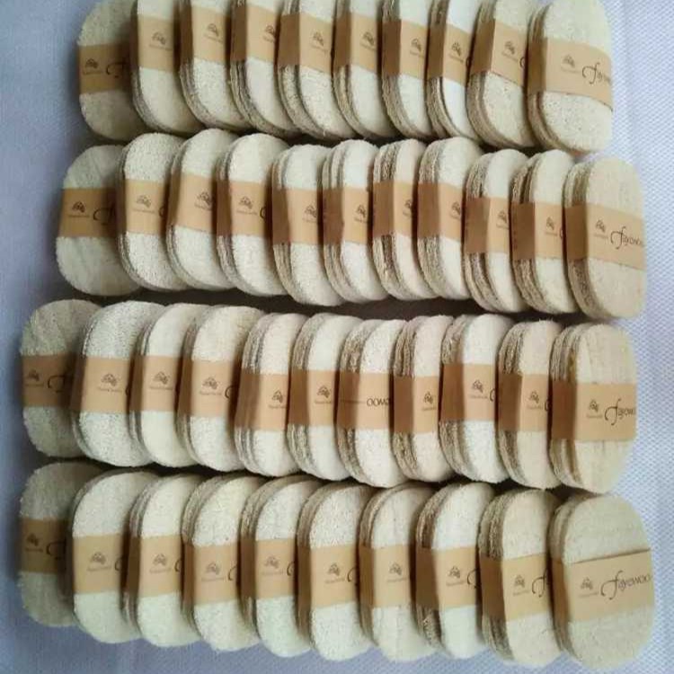 Xơ mướp rửa bát - có thể làm bông tắm,đã ép sẵn - sẽ nở to khi nhúng nước