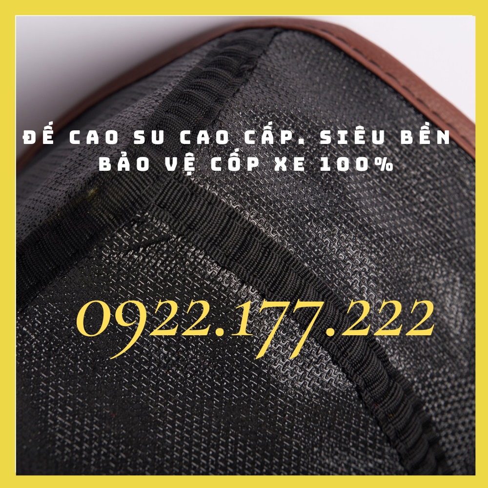 Lót cốp da xe Yamaha NVX 155 ( Đủ các đời xe), CÓ TÚI để giấy tờ tiện dụng.