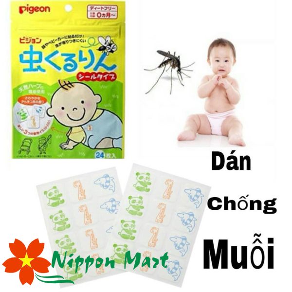 Miếng dán chống muỗi cho trẻ sơ siinh
