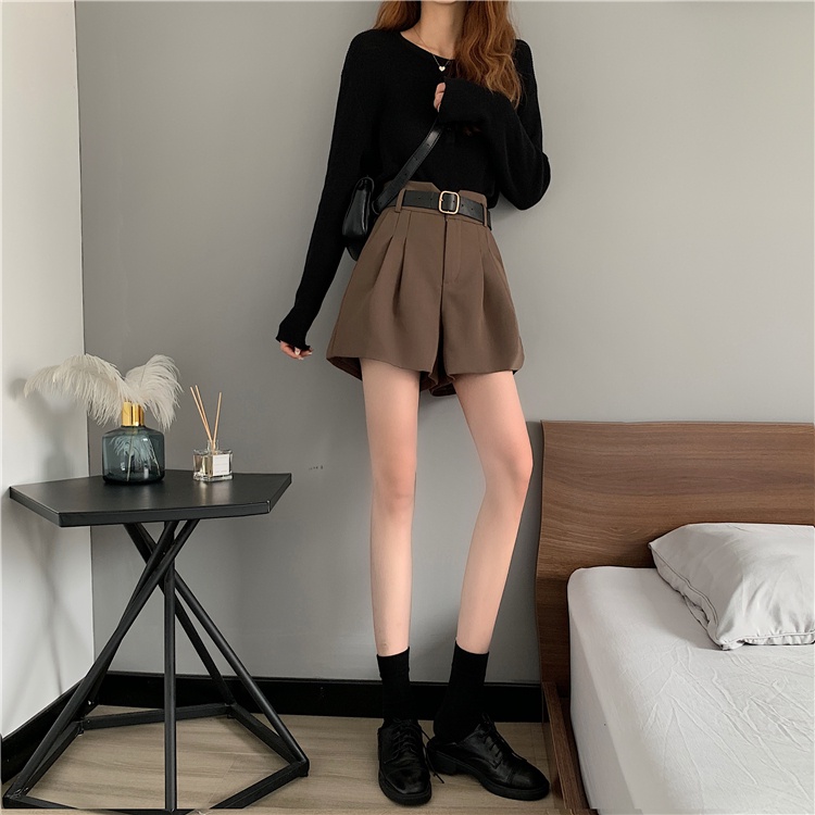 Quần Short Nữ Cao Cấp Cạp V Cao tôn dáng không kèm đai 555