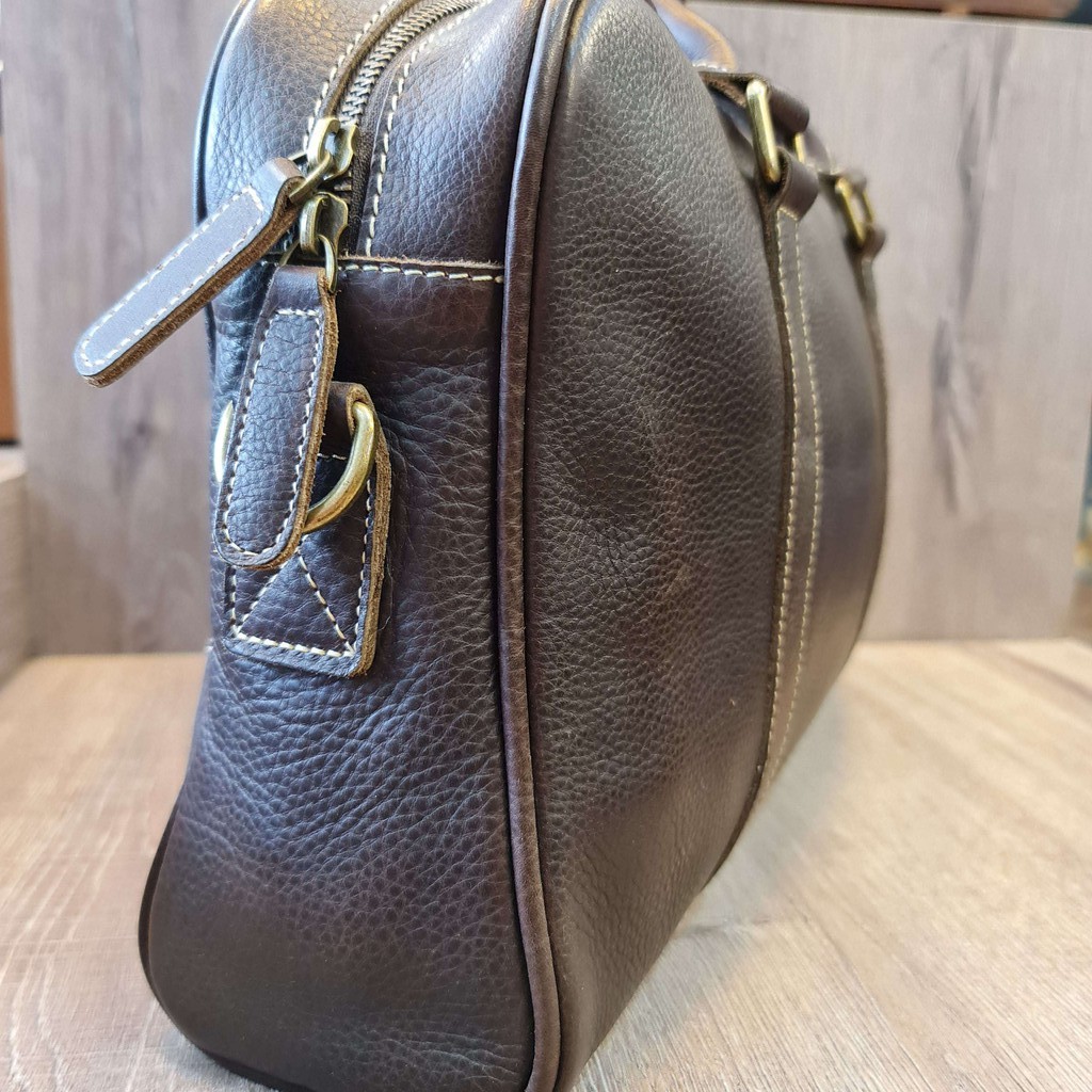 Cặp tap xách tay da thật thủ công ST3358 Yen Handmade Leather. | BigBuy360 - bigbuy360.vn