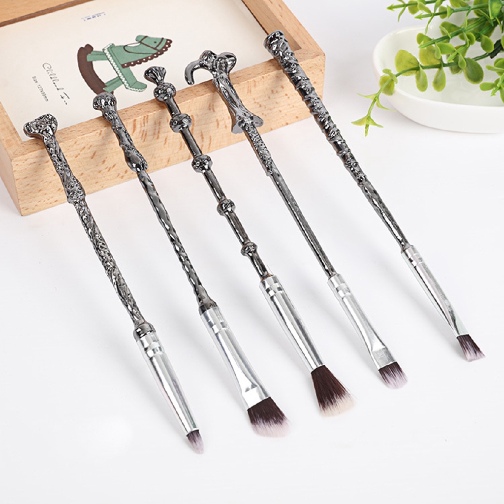 5Pcs Wizard Wand Makeup Brushes Set Eye Makeup Brushes Tools
